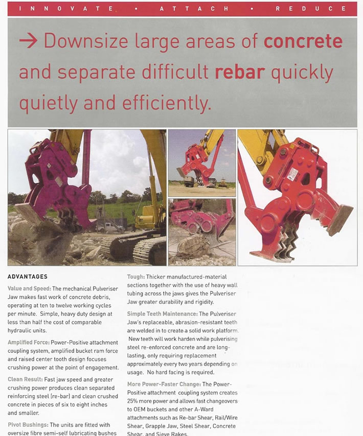 A1 Series Concrete pulverizer