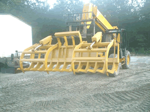 Loader Stacking Rake