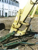 hydraulic excavator shear