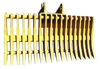 Excavator Rake