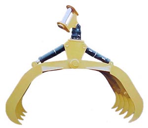 solid tine style grapple