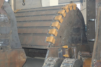 large excavator bucket