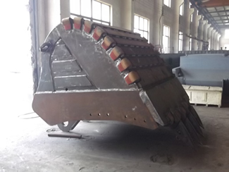 large excavator bucket