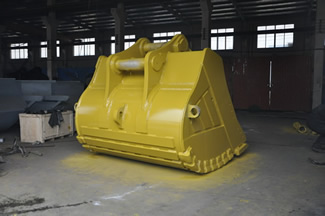 large excavator bucket