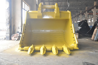 large excavator bucket