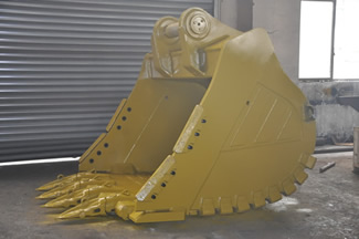 large excavator bucket