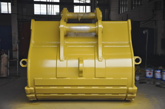 large excavator bucket