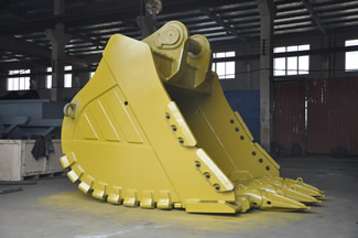 large excavator bucket