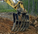 Excavator Rake