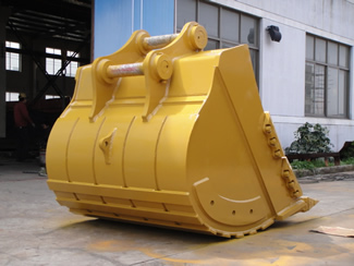 large excavator bucket