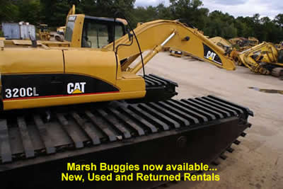 Availabe Marsh Buggies - Long Reach High Reach