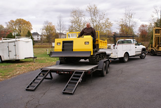 small track dumper