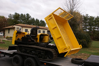 small track dumper