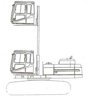 Elevated cab