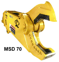 hydraulic excavator shear