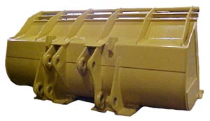Spade Nose Rock Bucket