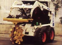 Skid Steer Trench Compaction wheel