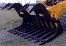 Skid Steer Grapple Rake